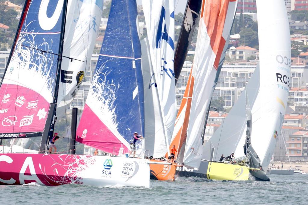 Start - Volvo Ocean Race - Lisbon In Port Race © Eugenia Bakunova http://www.mainsail.ru